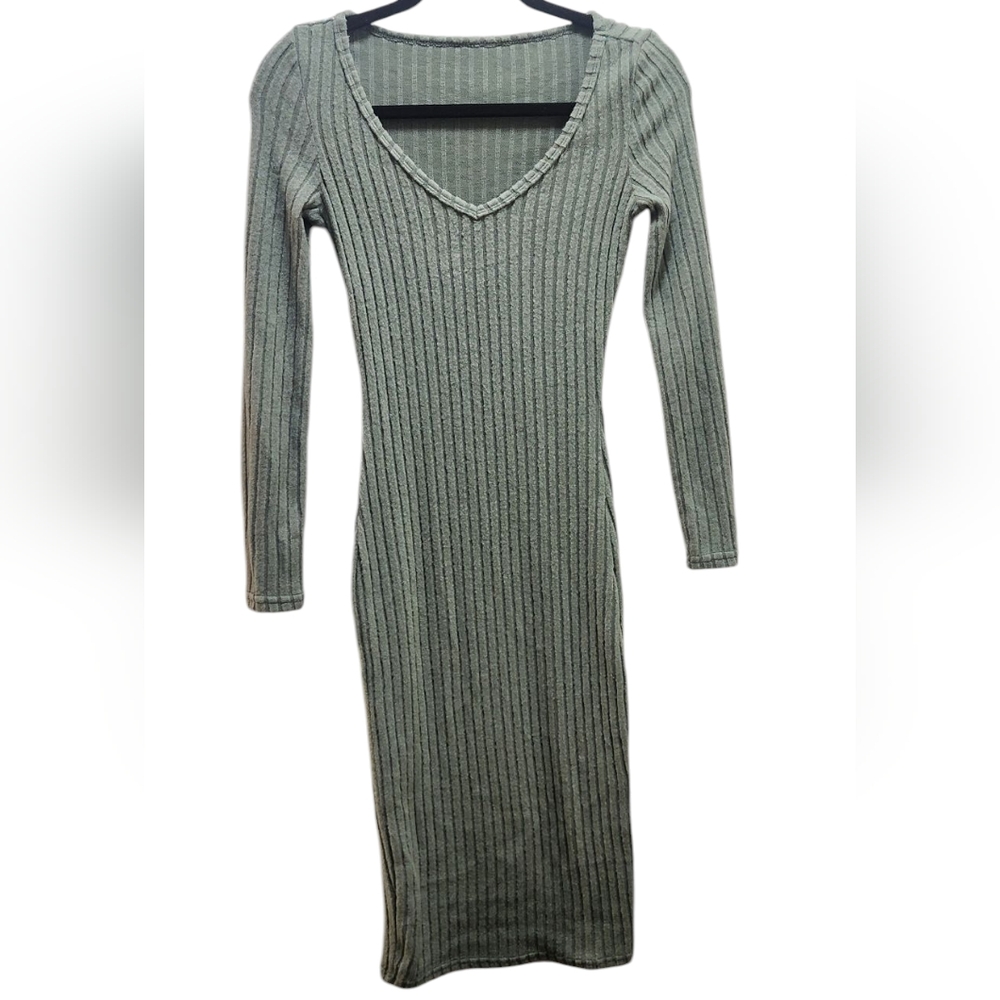 Shein green soft dress